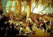 Denis Dighton the battle of trafalgar china oil painting artist